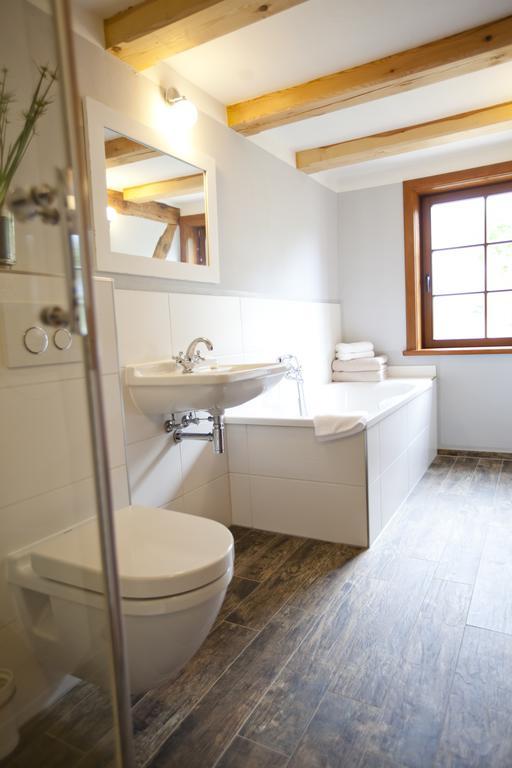 Pension Alte Schmiede Zabeltitz Kamer foto