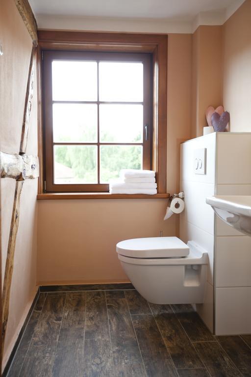 Pension Alte Schmiede Zabeltitz Kamer foto